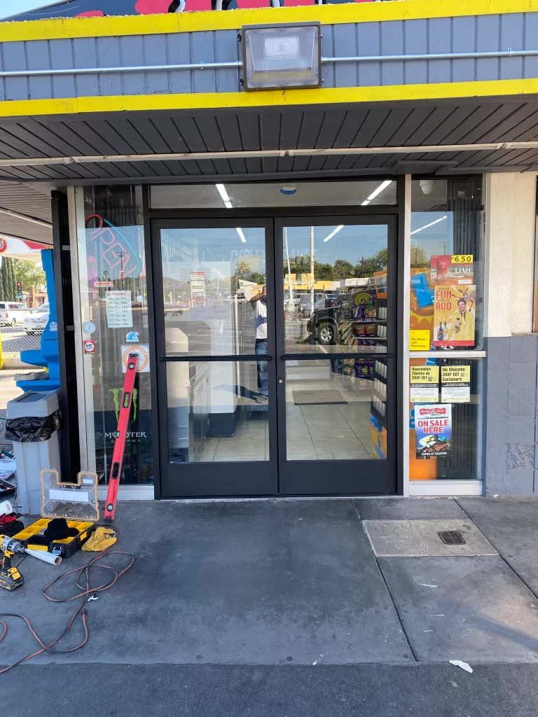 commercial storefront doors