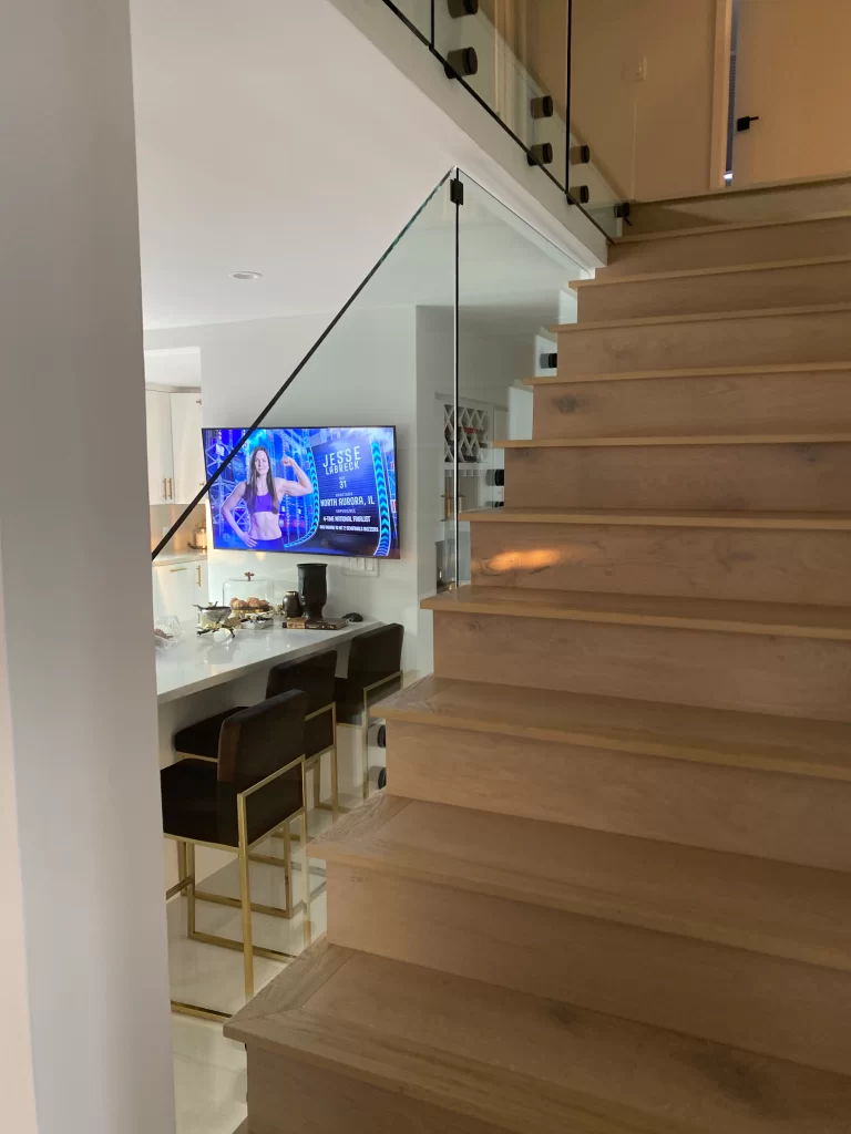 custom frameless glass railings