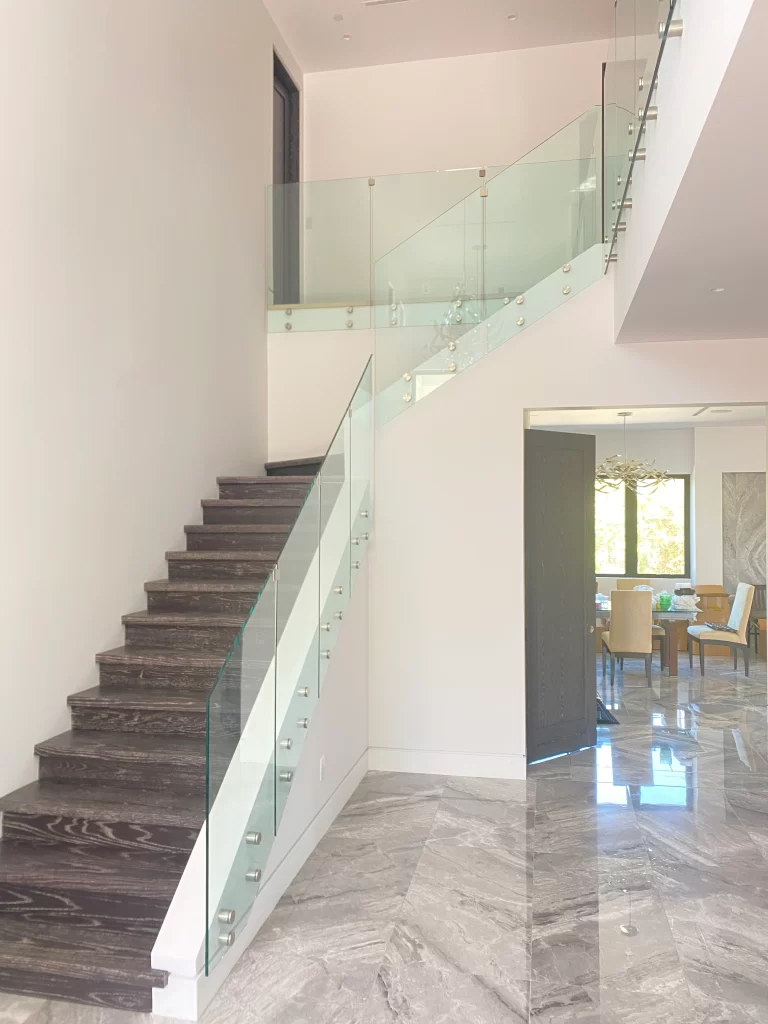 custom frameless glass railings