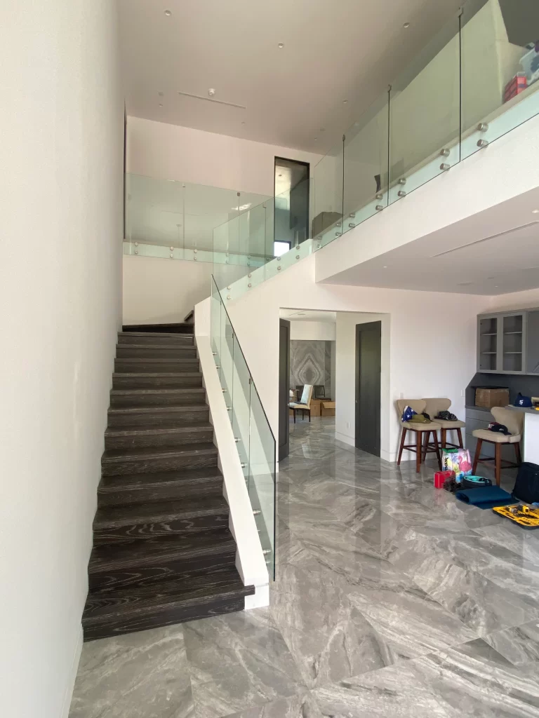 custom frameless glass railings