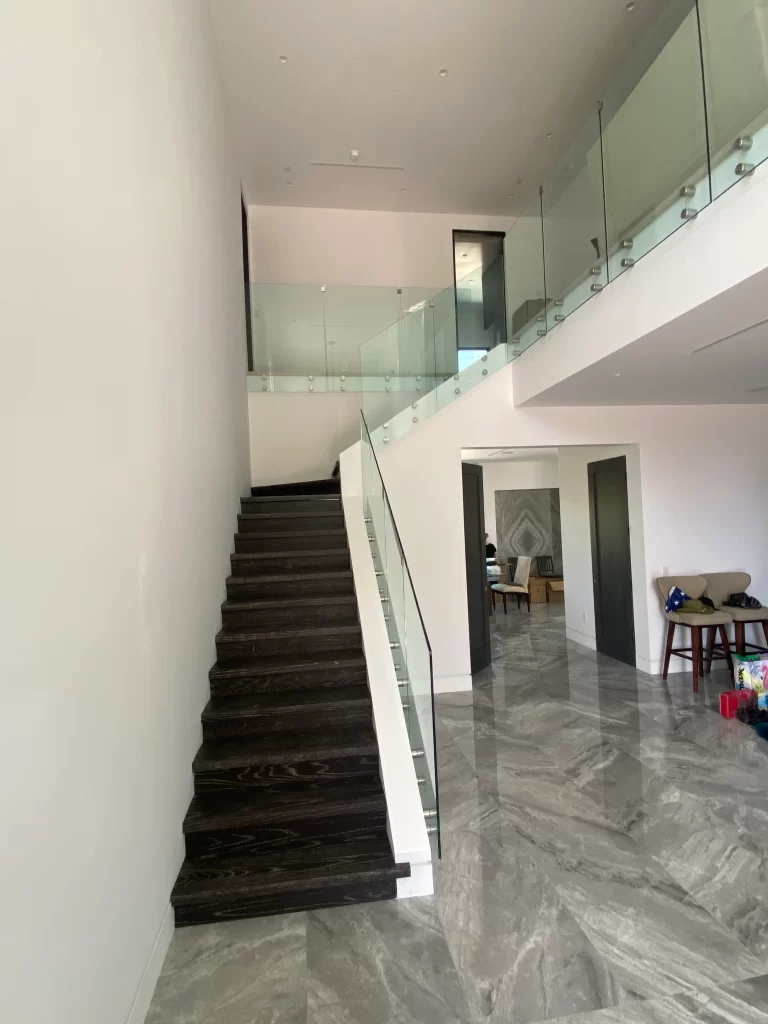 custom frameless glass railings
