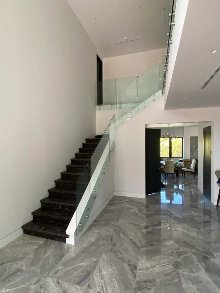 custom frameless glass railings