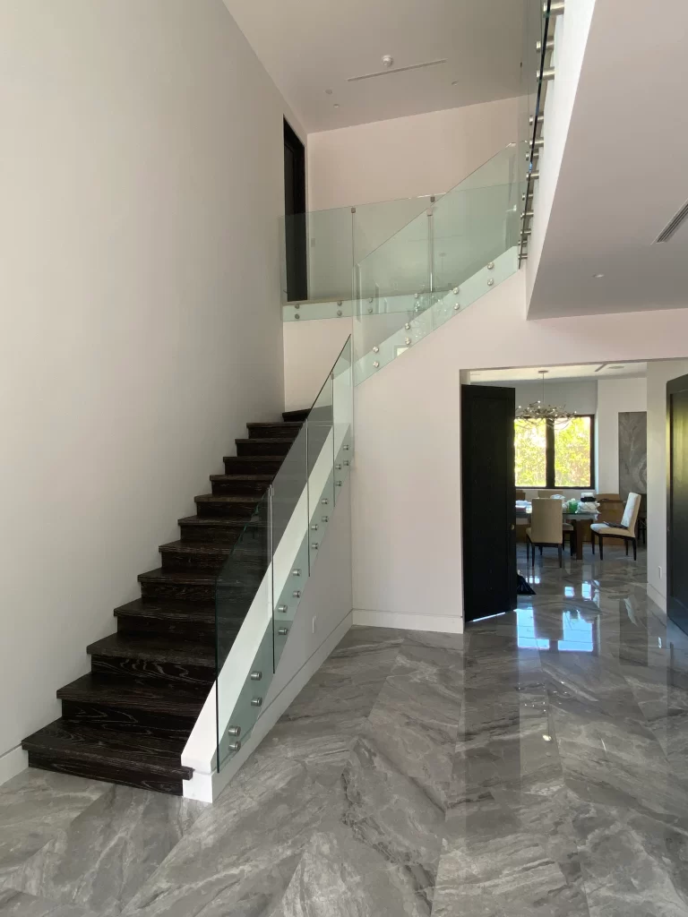 custom frameless glass railings