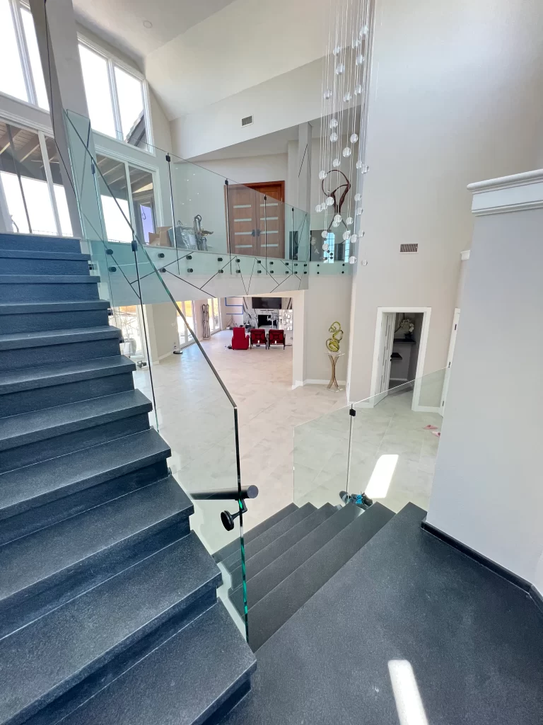 custom frameless glass railings