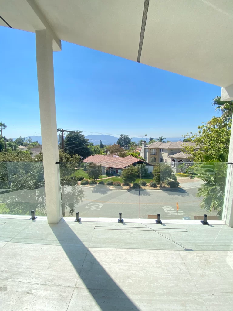 custom frameless glass railings