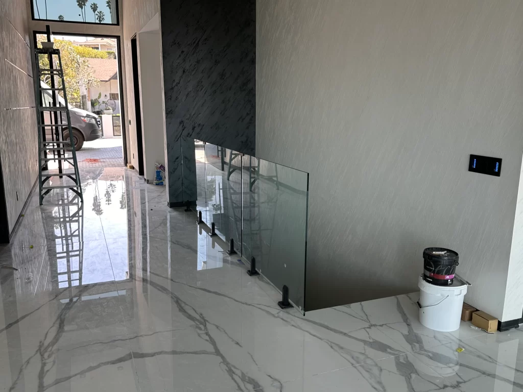 custom frameless glass railings