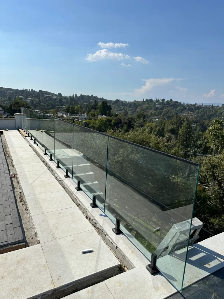 custom frameless glass railings
