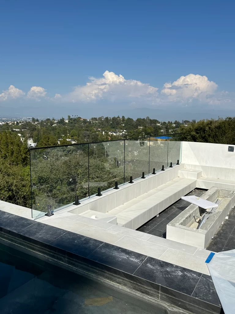 custom frameless glass railings