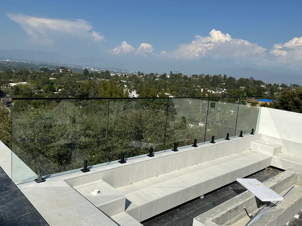 custom frameless glass railings