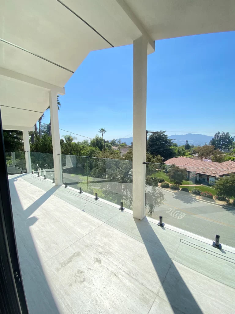 custom frameless glass railings