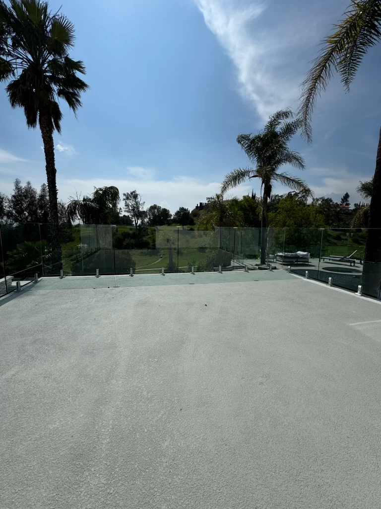 custom frameless glass railings