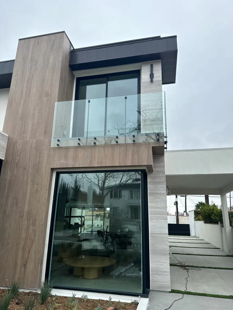 custom frameless glass railings