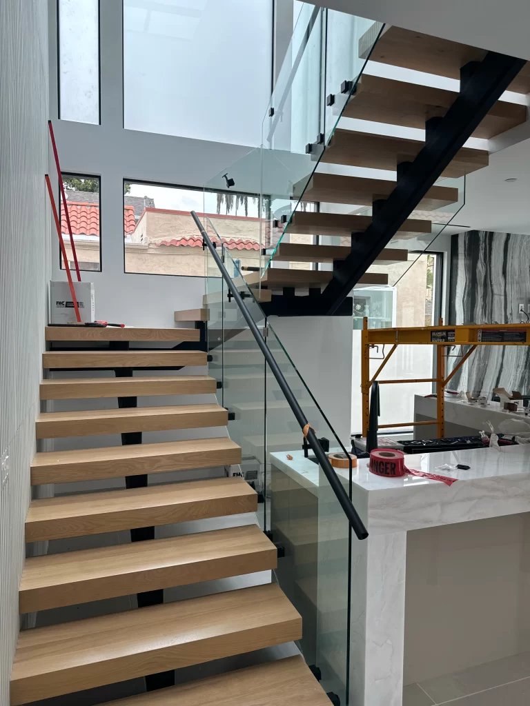 custom frameless glass railings