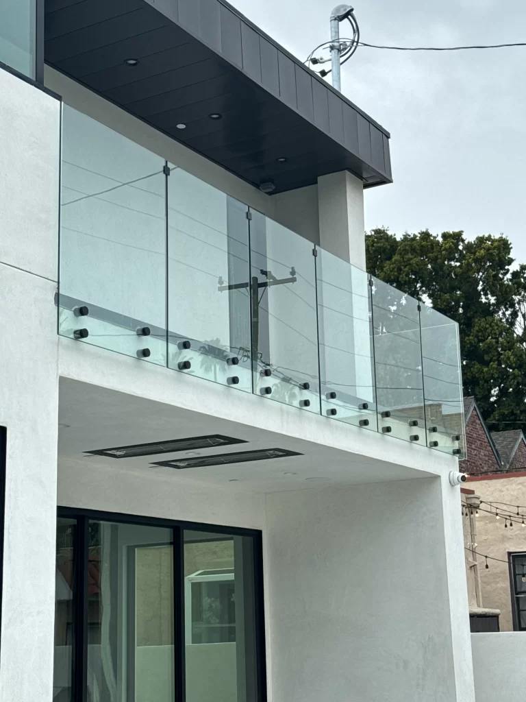 custom frameless glass railings