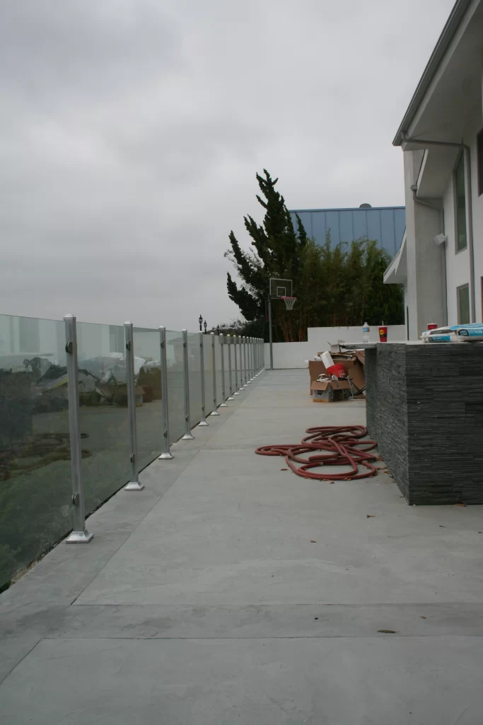custom frameless glass railings