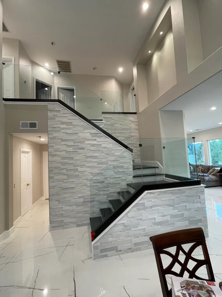 custom frameless glass railings