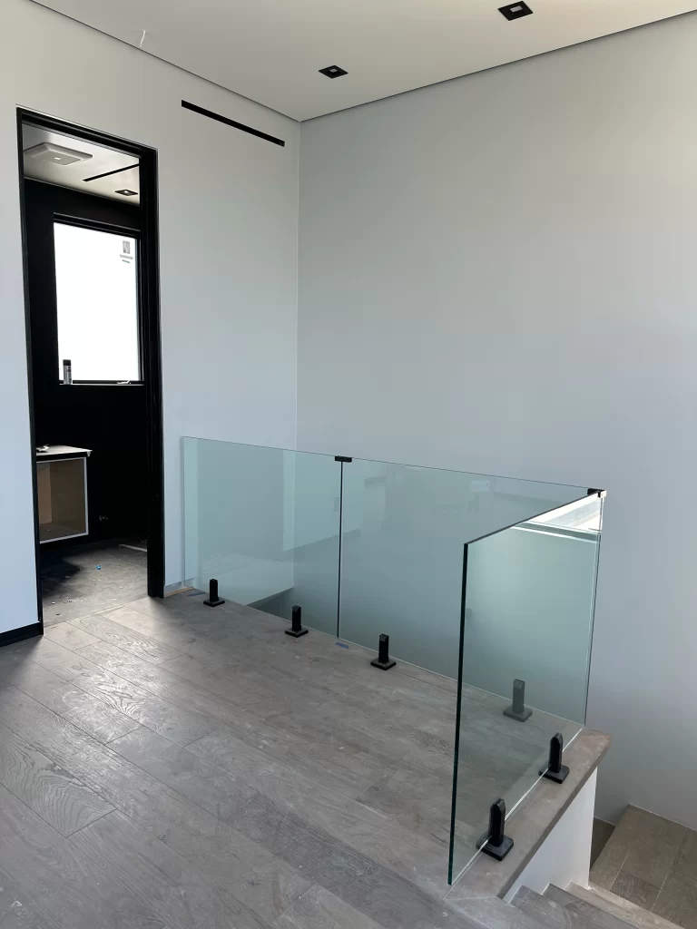 custom frameless glass railings