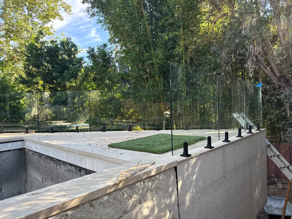 custom frameless glass railings