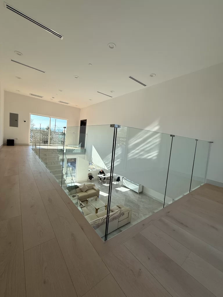 custom frameless glass railings