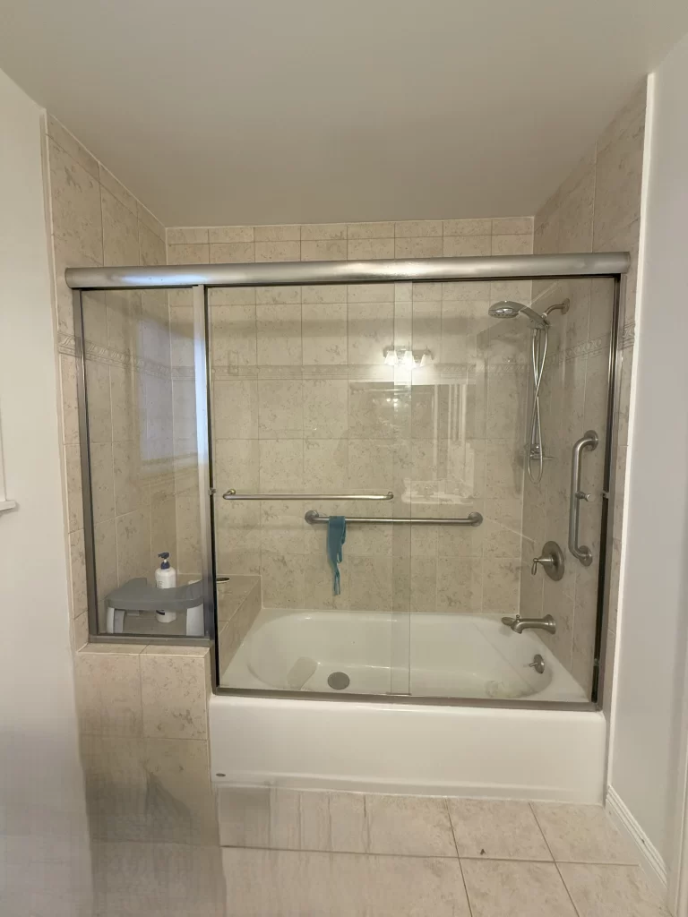 frameless sliding shower doors