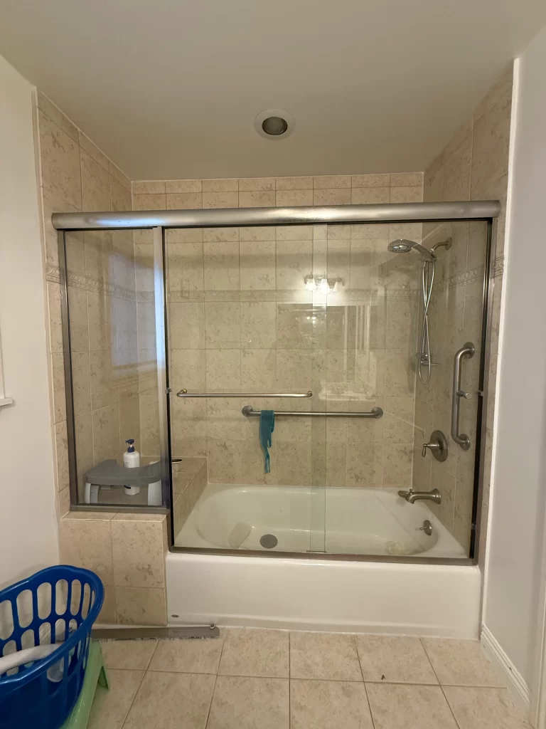 frameless sliding shower doors